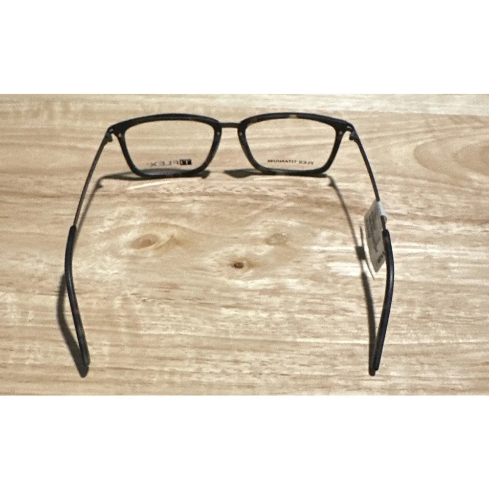 Ti Flex Extended Fit Titanium Frames T1722 Matte Navy over Tort 57-18-145